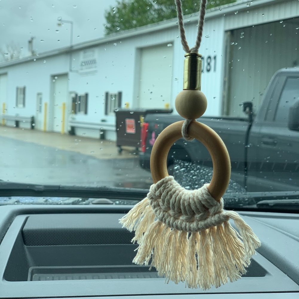 Macrame oil diffuser - Picture 2 of 5